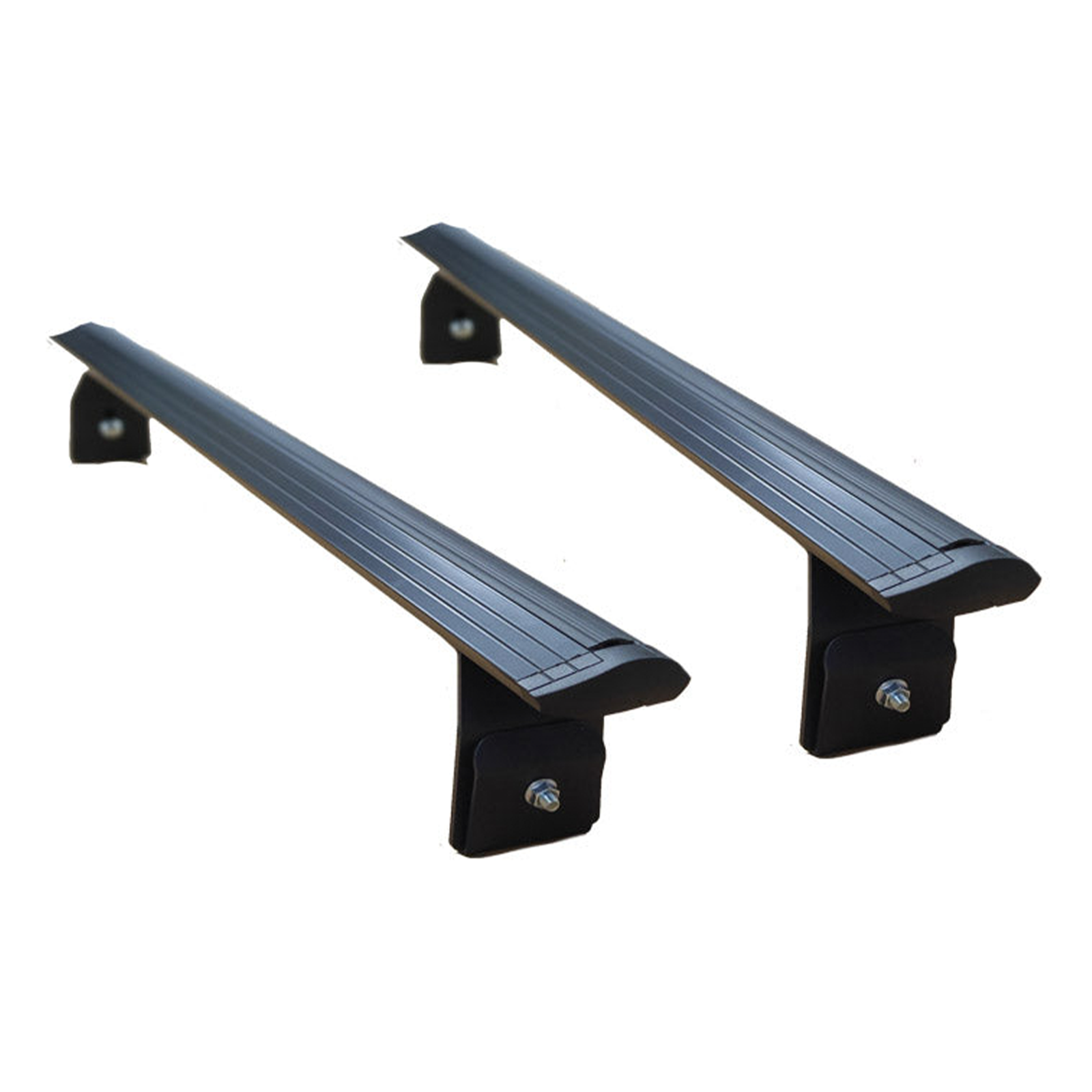For Chevrolet Express Van 2000-Up Roof Rack Cross Bars Metal Bracket Rain Gutter Alu Black For Chevrolet Express Van 2000-Up Roof Rack Cross Bars Metal Bracket Rain Gutter Alu Black